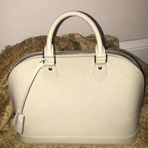Louis Vuitton Ivorie Epi Leather Alma PM Bag